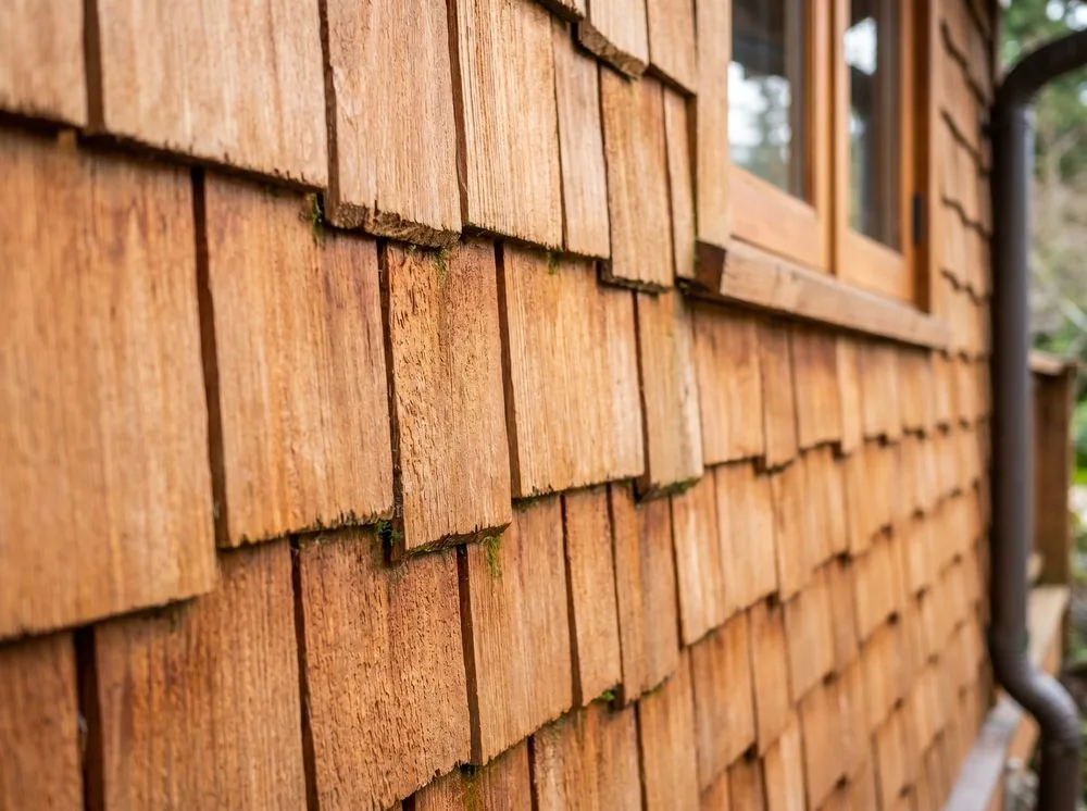 Cedar shake & shingle — material example