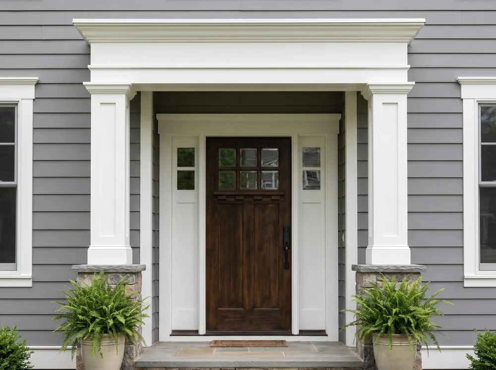 Entry surrounds & door trim — material example