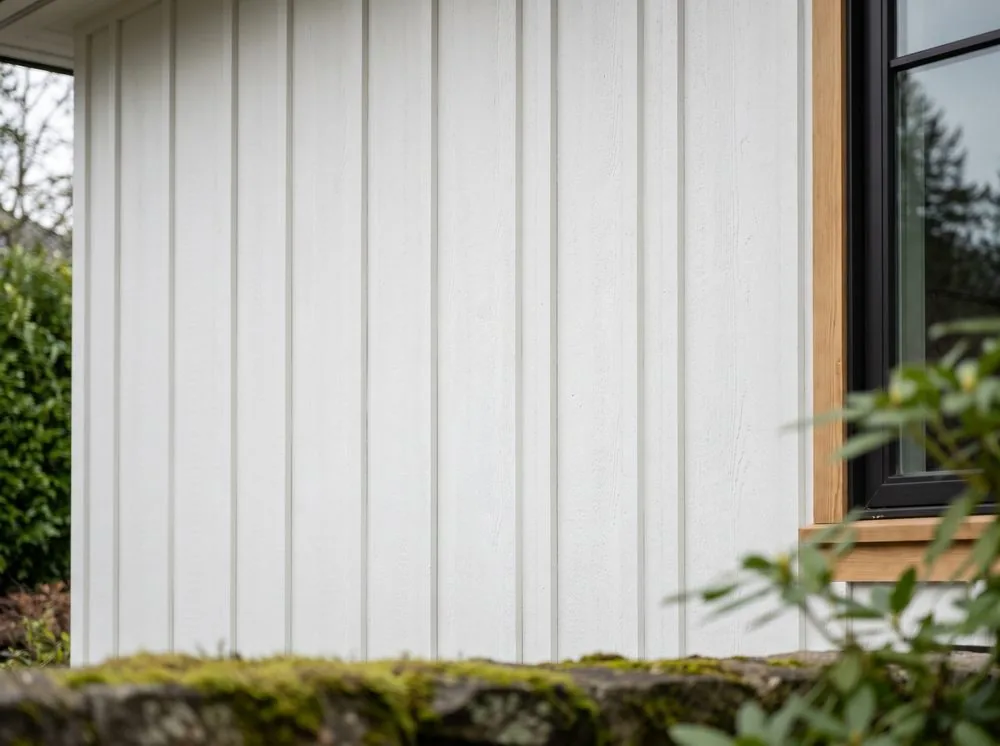 Panel siding — material example