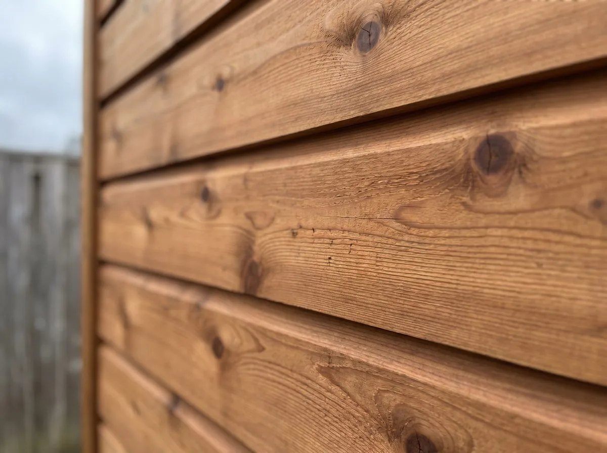 Cedar wood siding