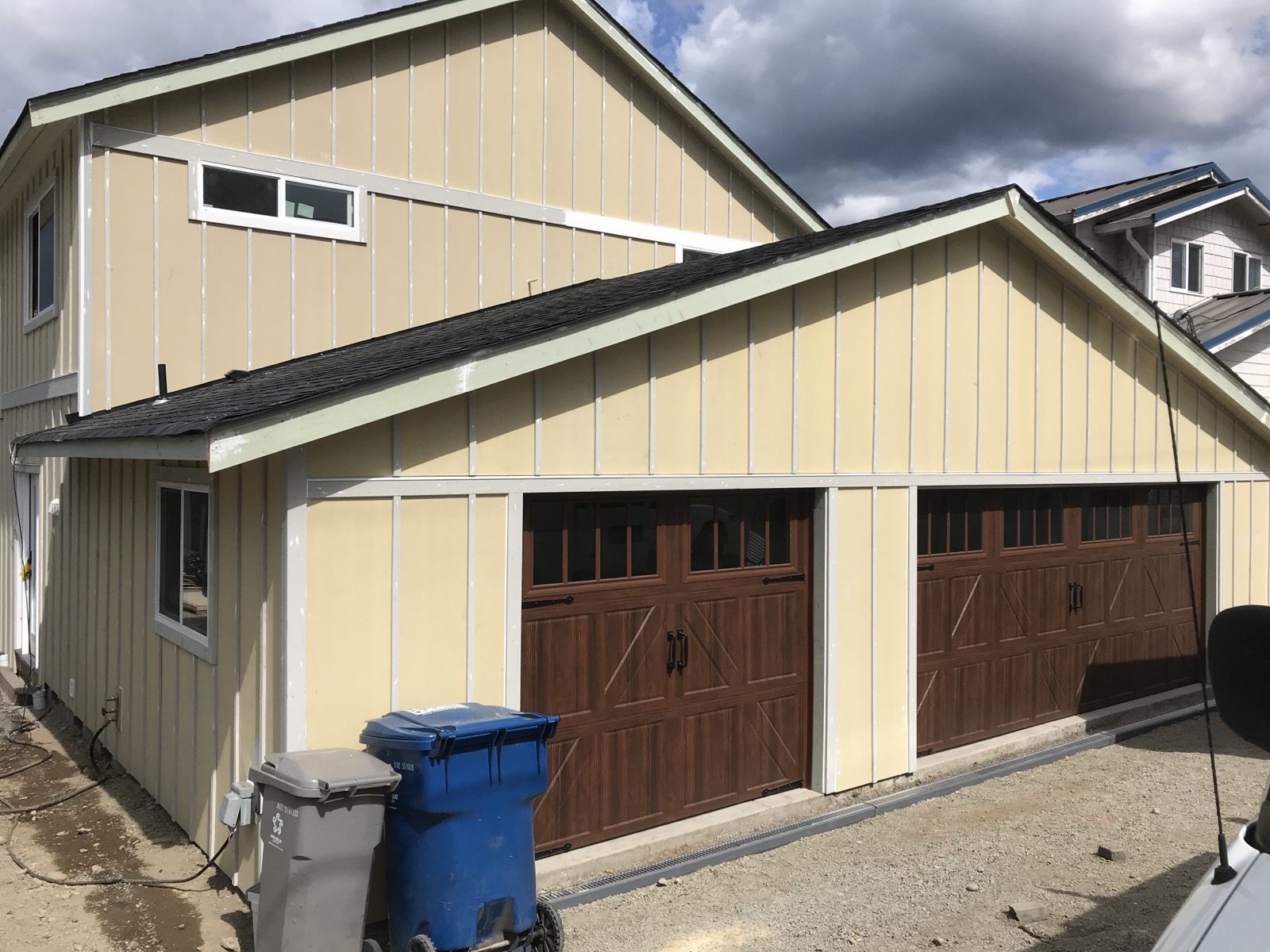 Board-and-batten James Hardie siding near Lake Meridian, Kent